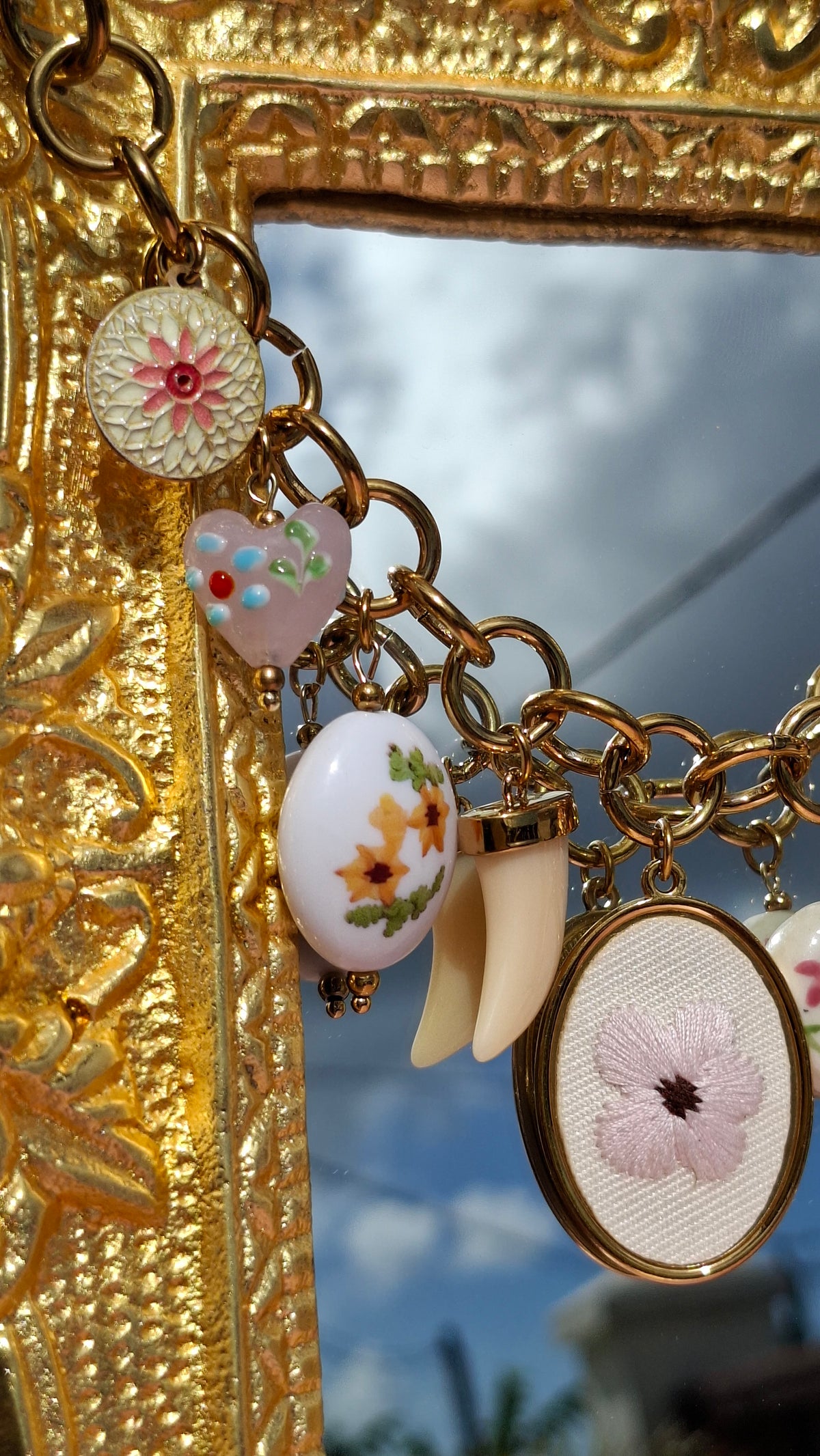 Le Collier breloques " SHARON" ❤️‍🔥