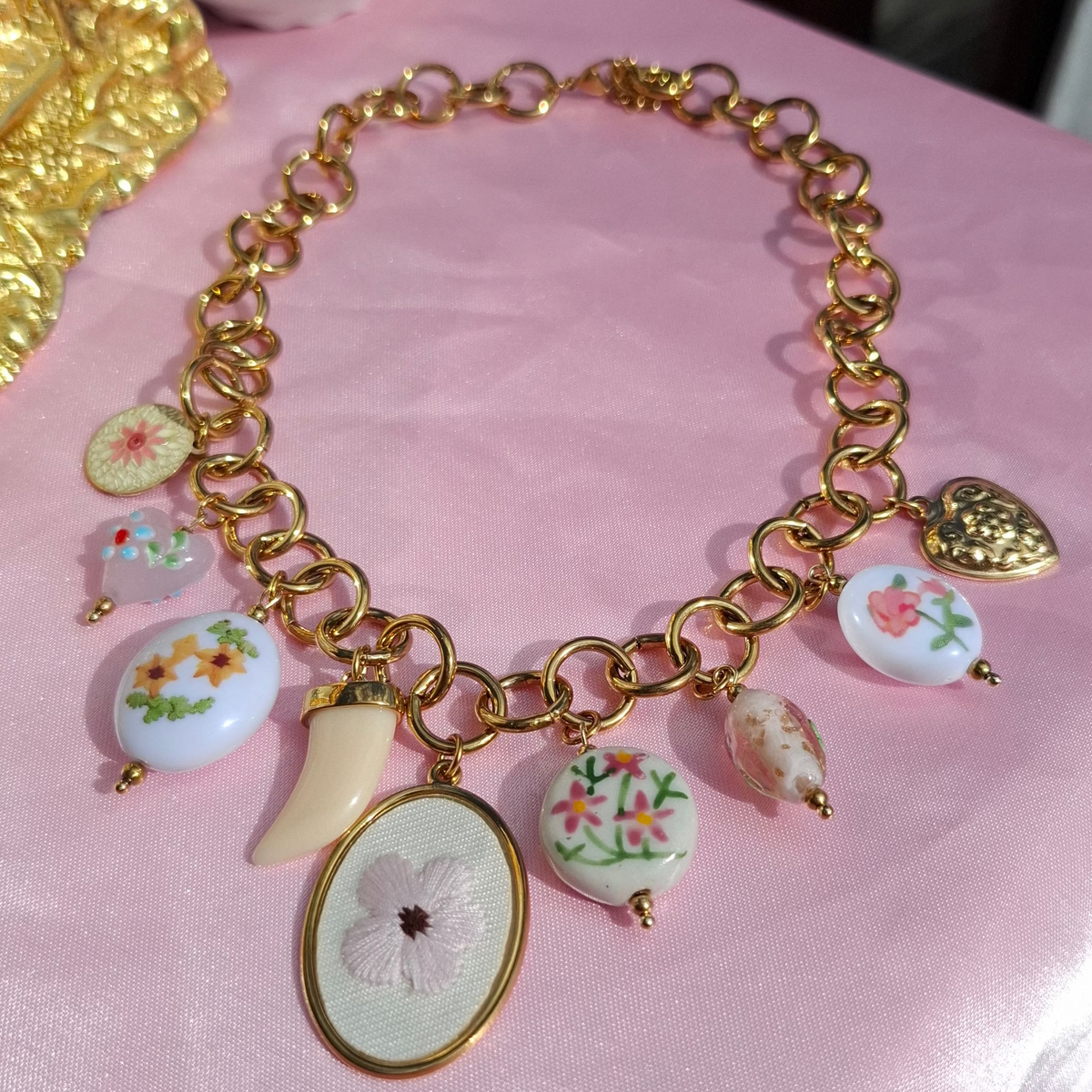 Le Collier breloques " SHARON" ❤️‍🔥