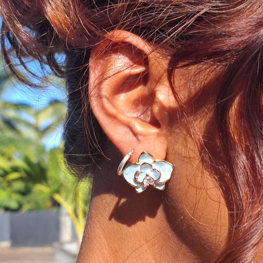 Les boucles "ORCELLIA " bleu 😍