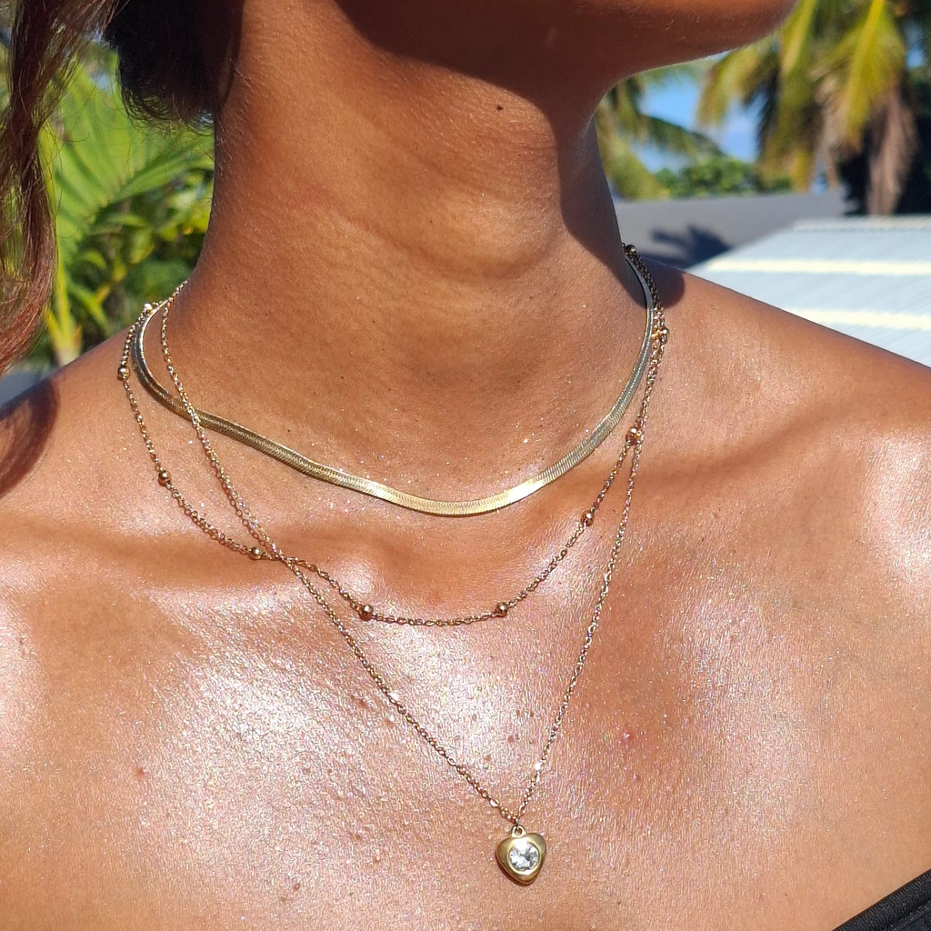 Le Collier " ERICKA " à 3 couches