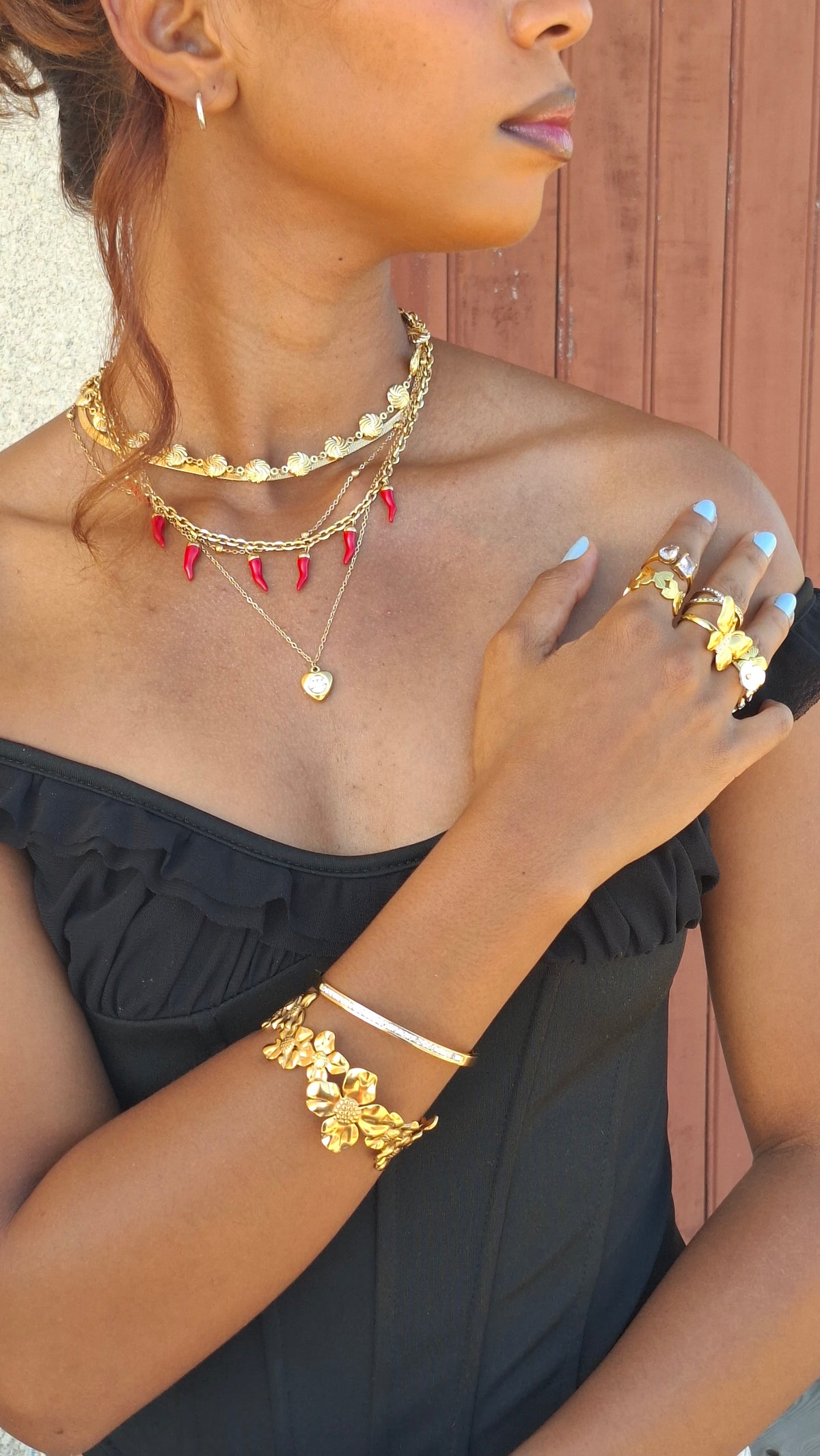 Le Collier " ERICKA " à 3 couches