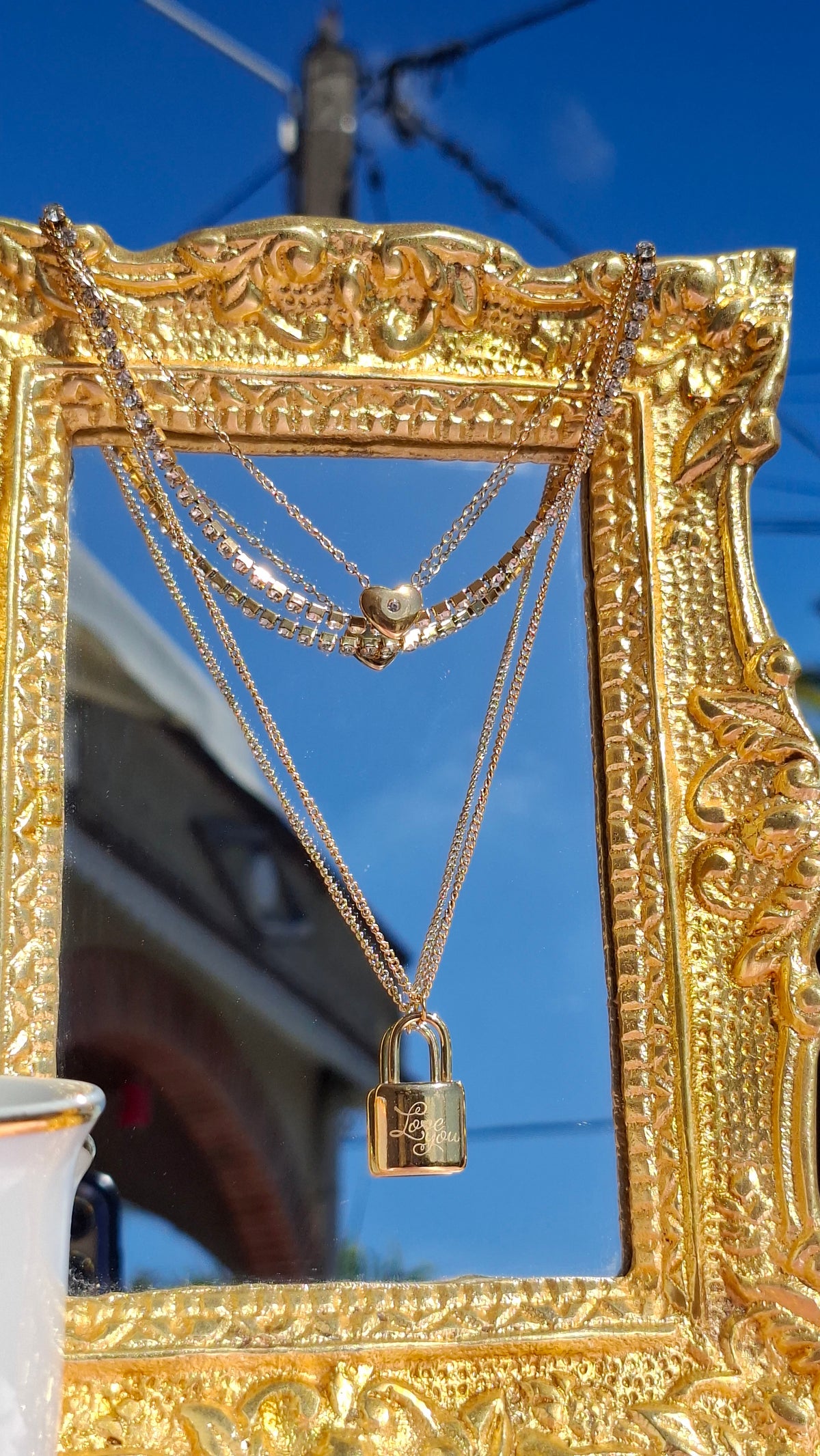 Le Collier à 3 couches " TENDRE AMOUR"