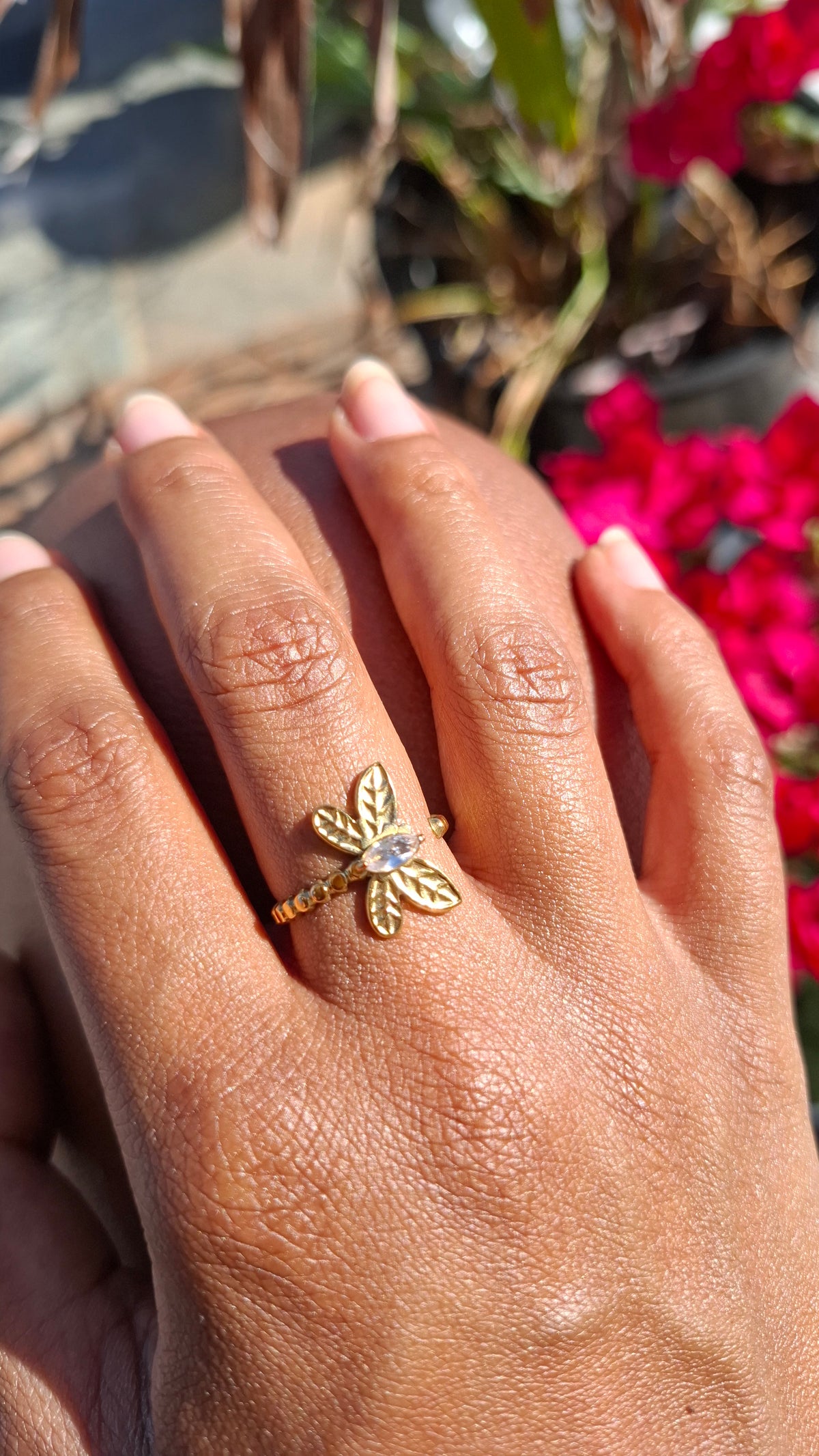 La Bague "TI BEBETTE" zircon blanc