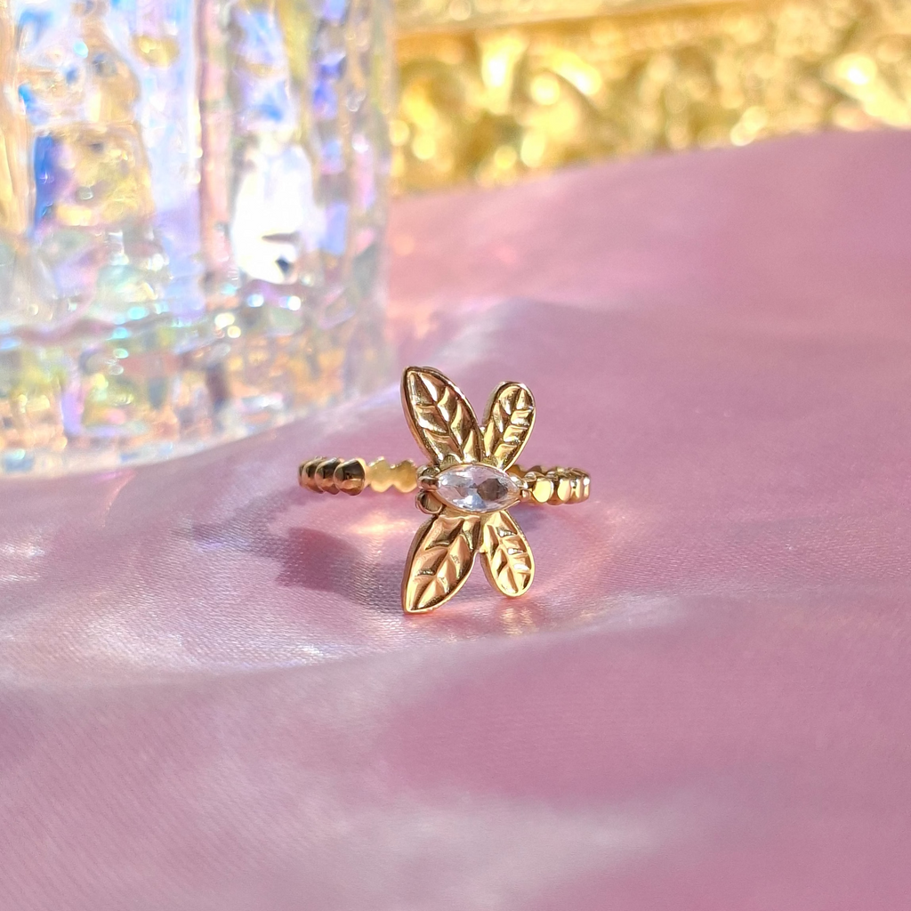 La Bague "TI BEBETTE" zircon blanc