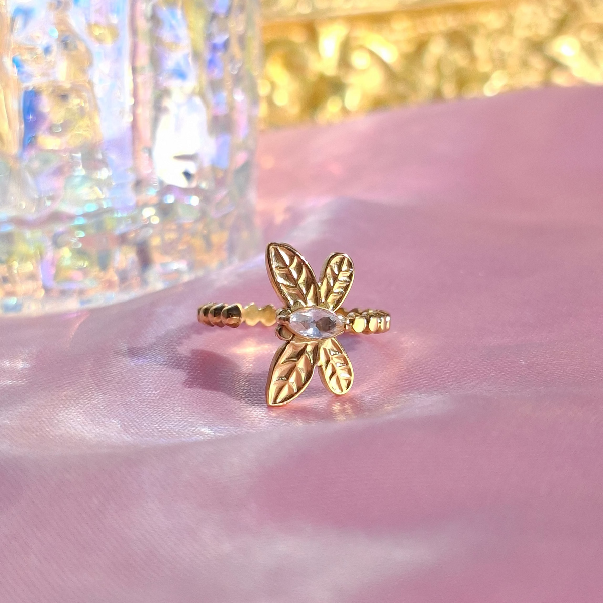La Bague "TI BEBETTE" zircon blanc