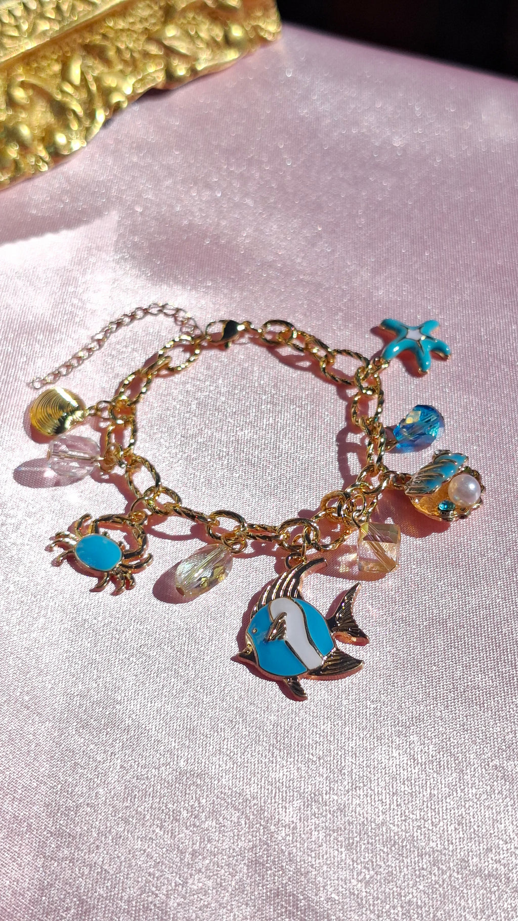 Le Bracelet " LAGUNA" acier + laiton