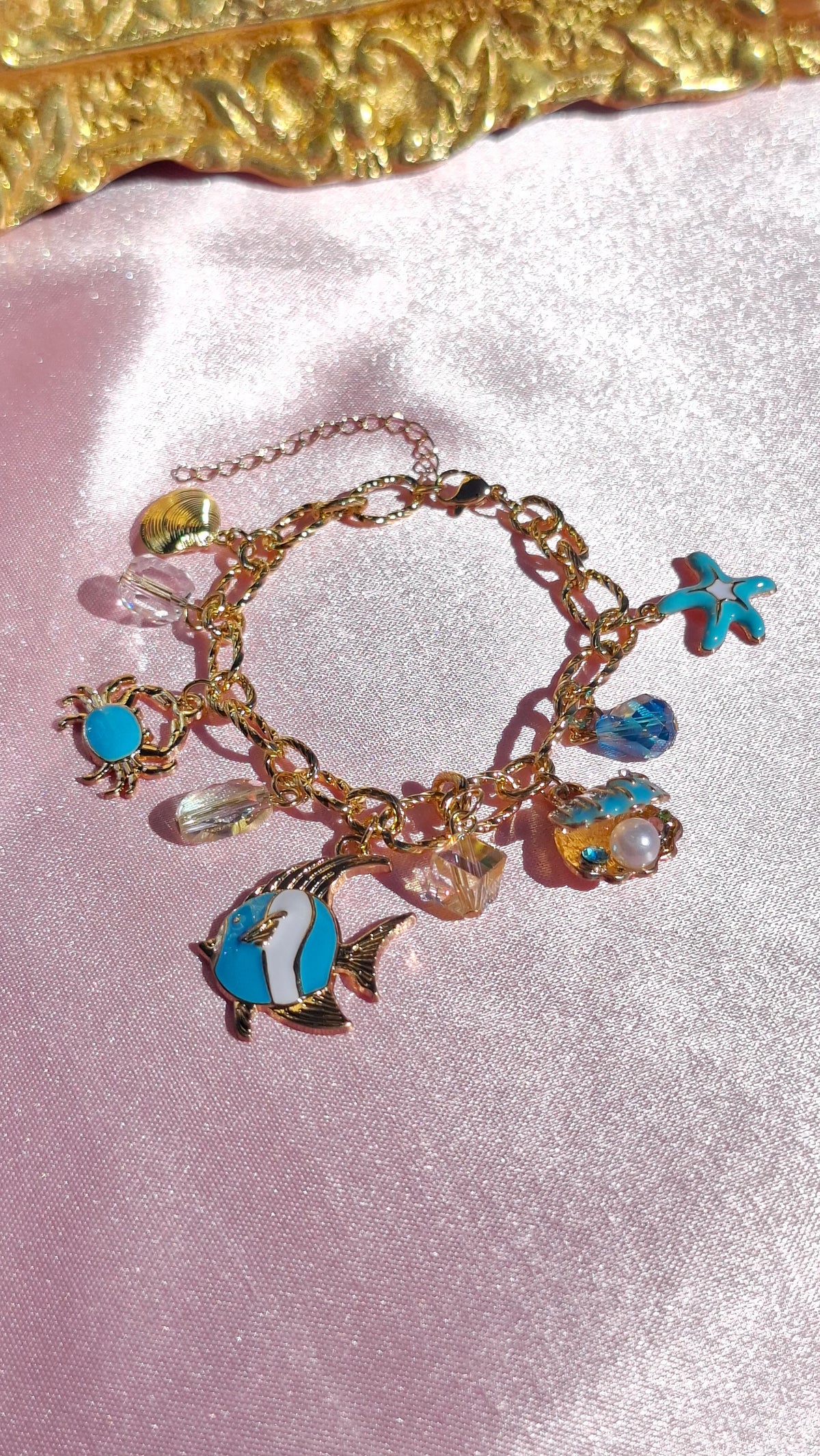 Le Bracelet " LAGUNA" acier + laiton
