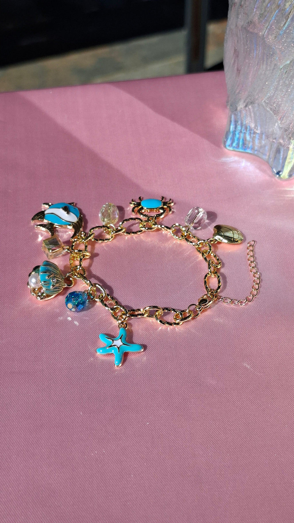 Le Bracelet " LAGUNA" acier + laiton