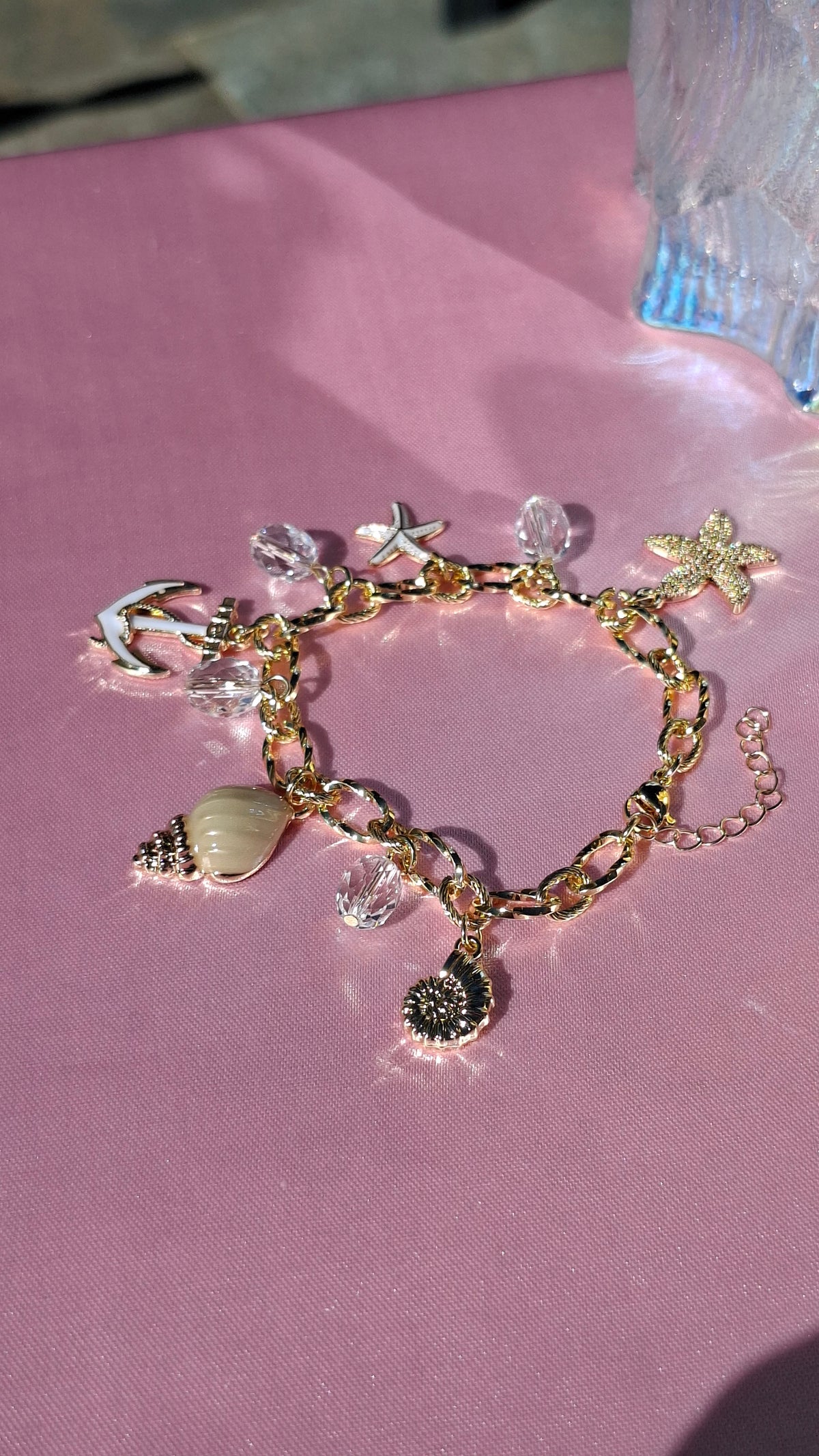Le Bracelet " CARESSE " acier + laiton