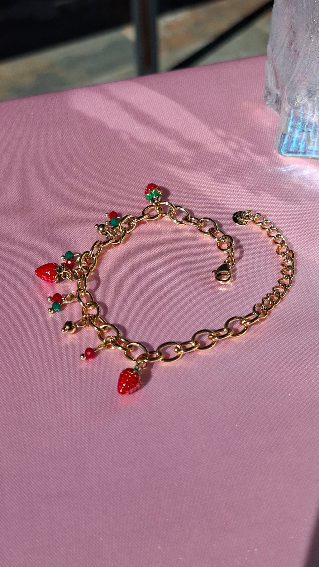 Le DUO " FRAISITA " Collier + Bracelet