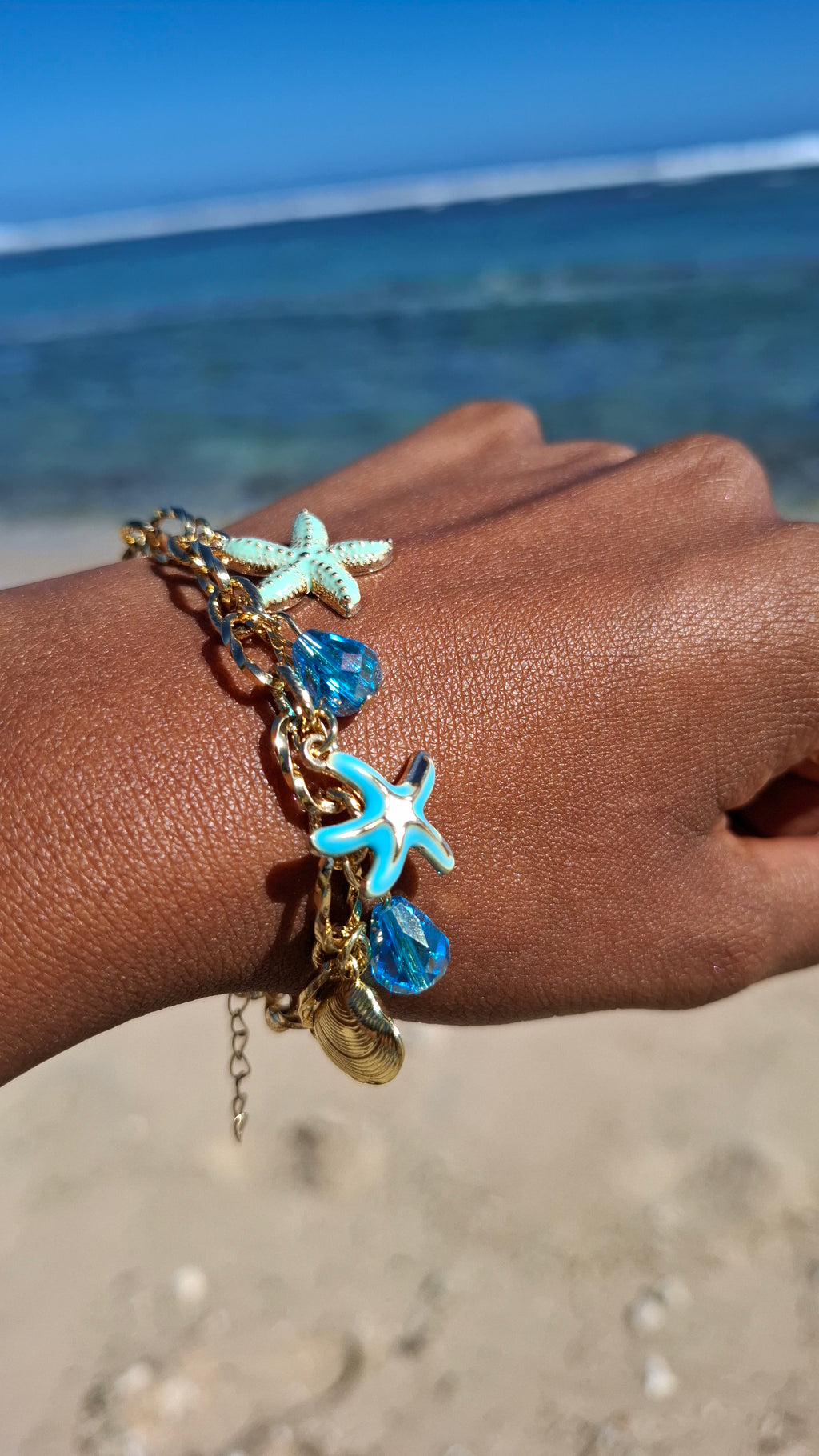 Le Bracelet " MARIELLA " acier + laiton