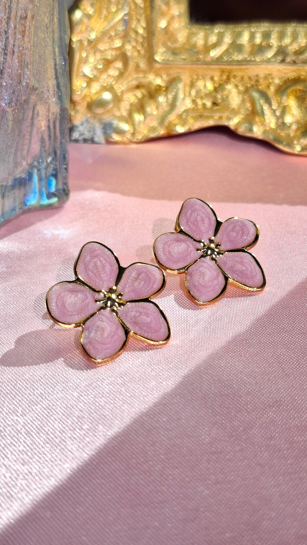 Le Duo " OSIRIS " rose Bague + Boucles