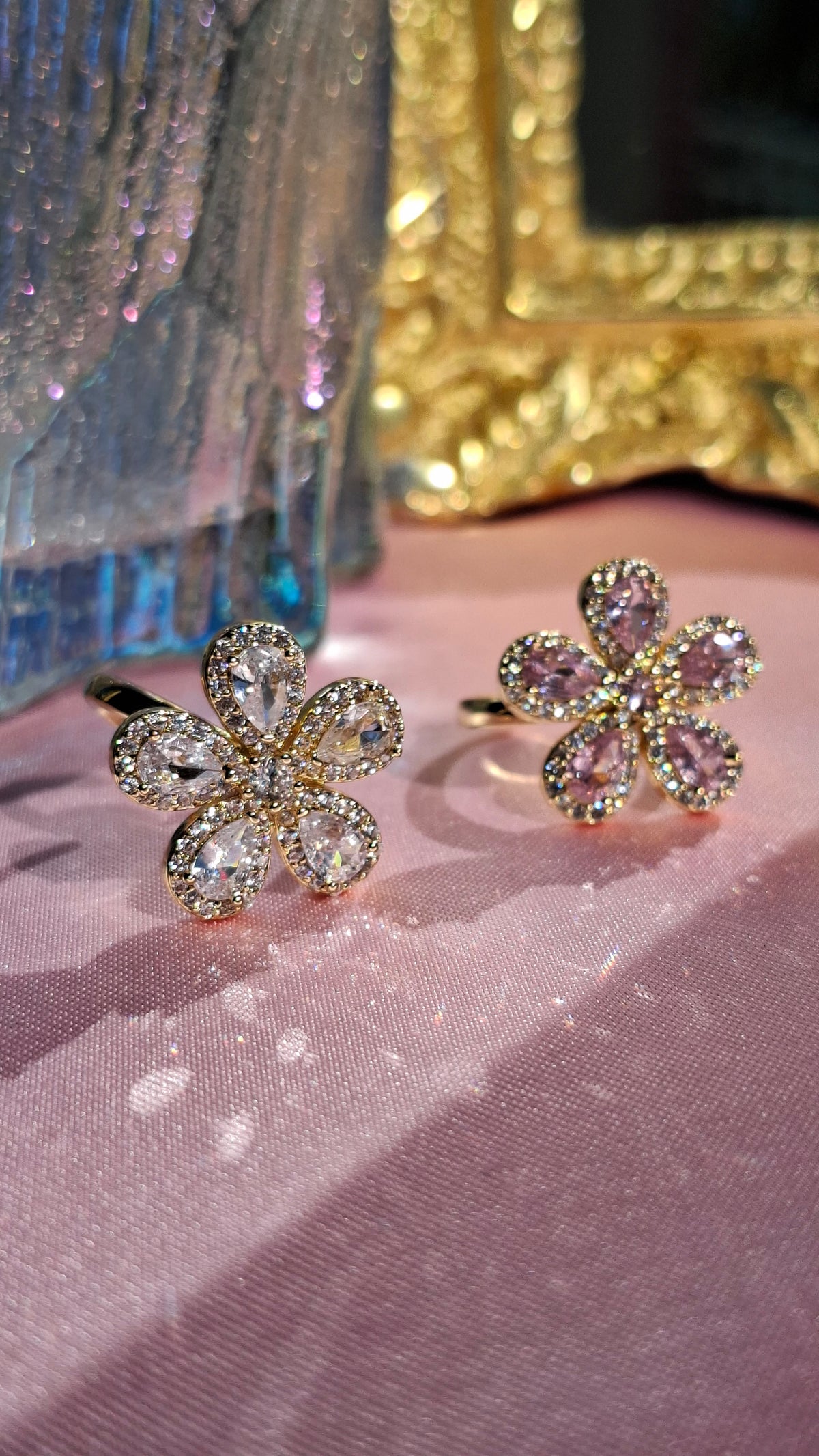 La bague " SANDRINE " rose