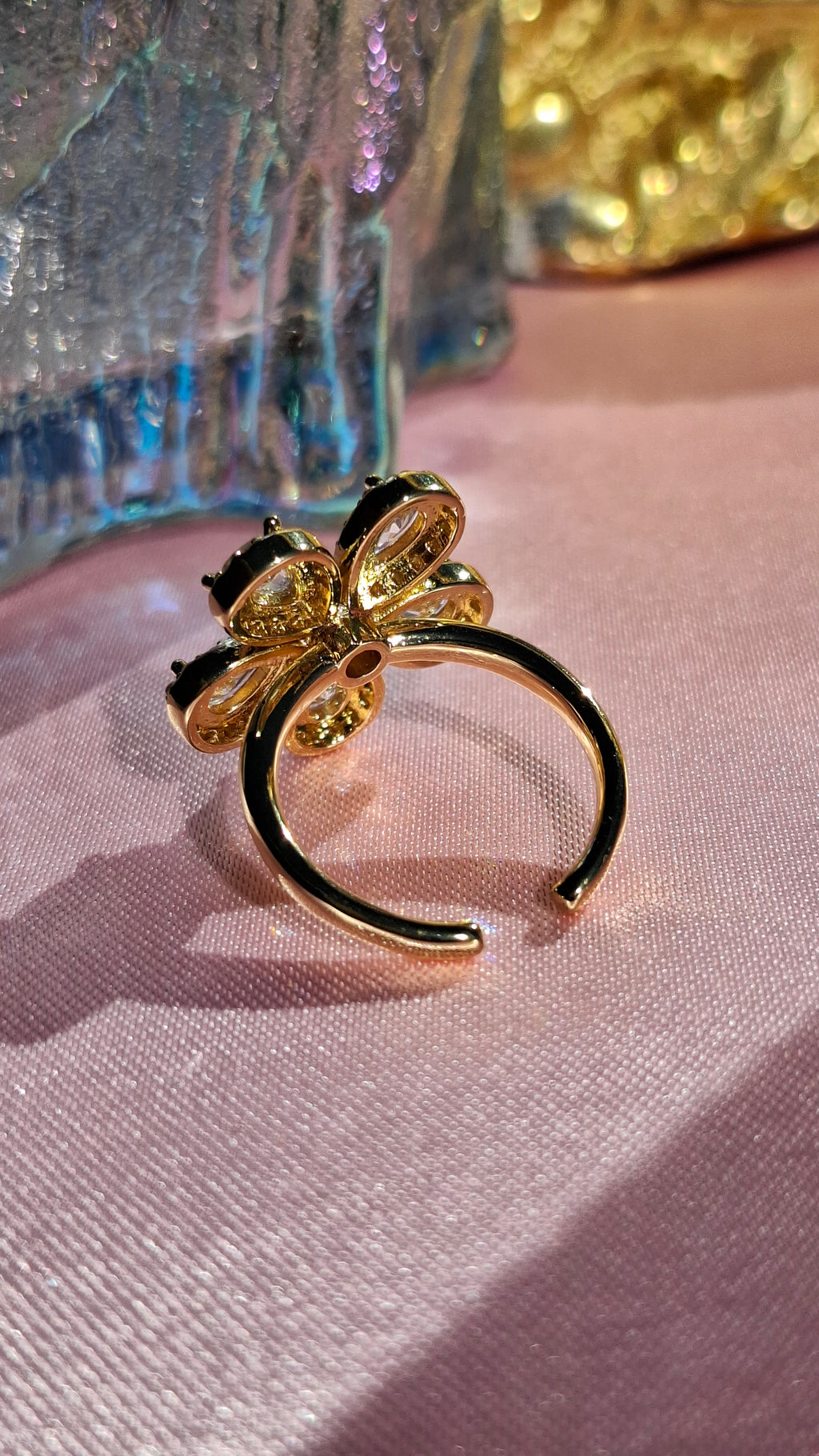 La bague " SANDRINE " rose
