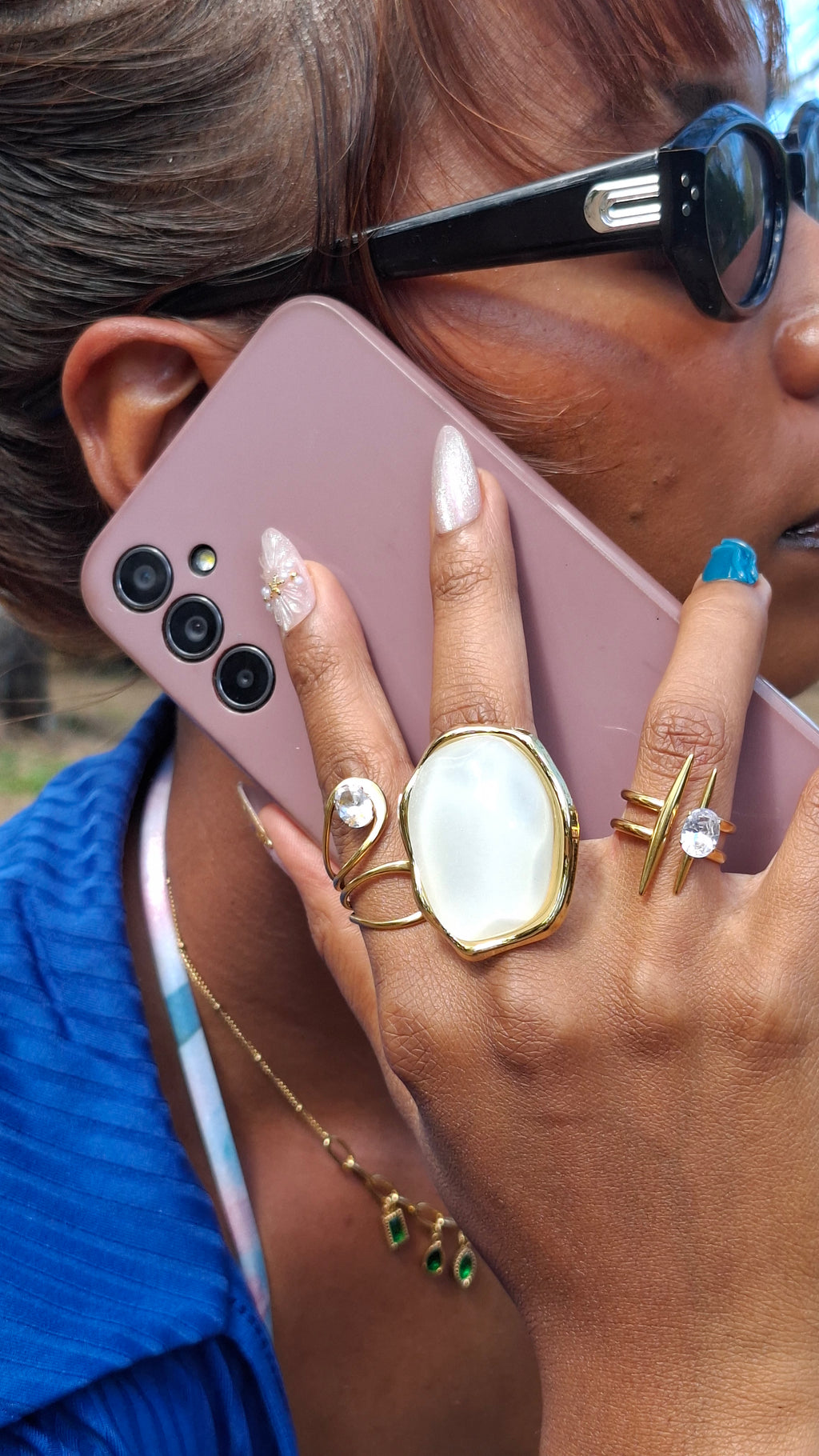 La Bague " GWLADYS " ajustable
