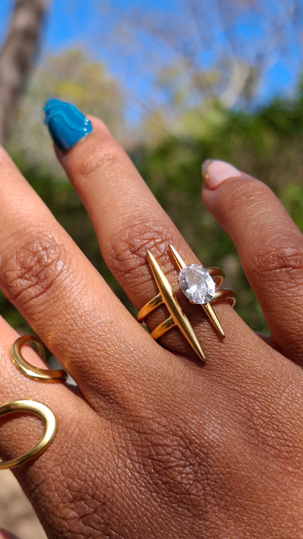 La Bague " CORALIE " ajustable