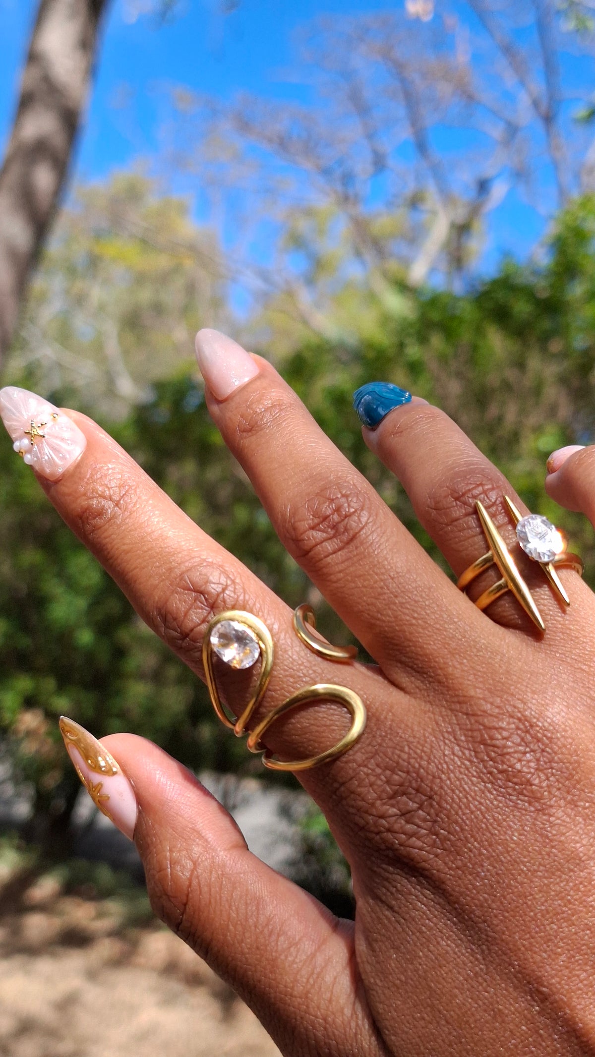 La Bague "LYSIANE " ajustable