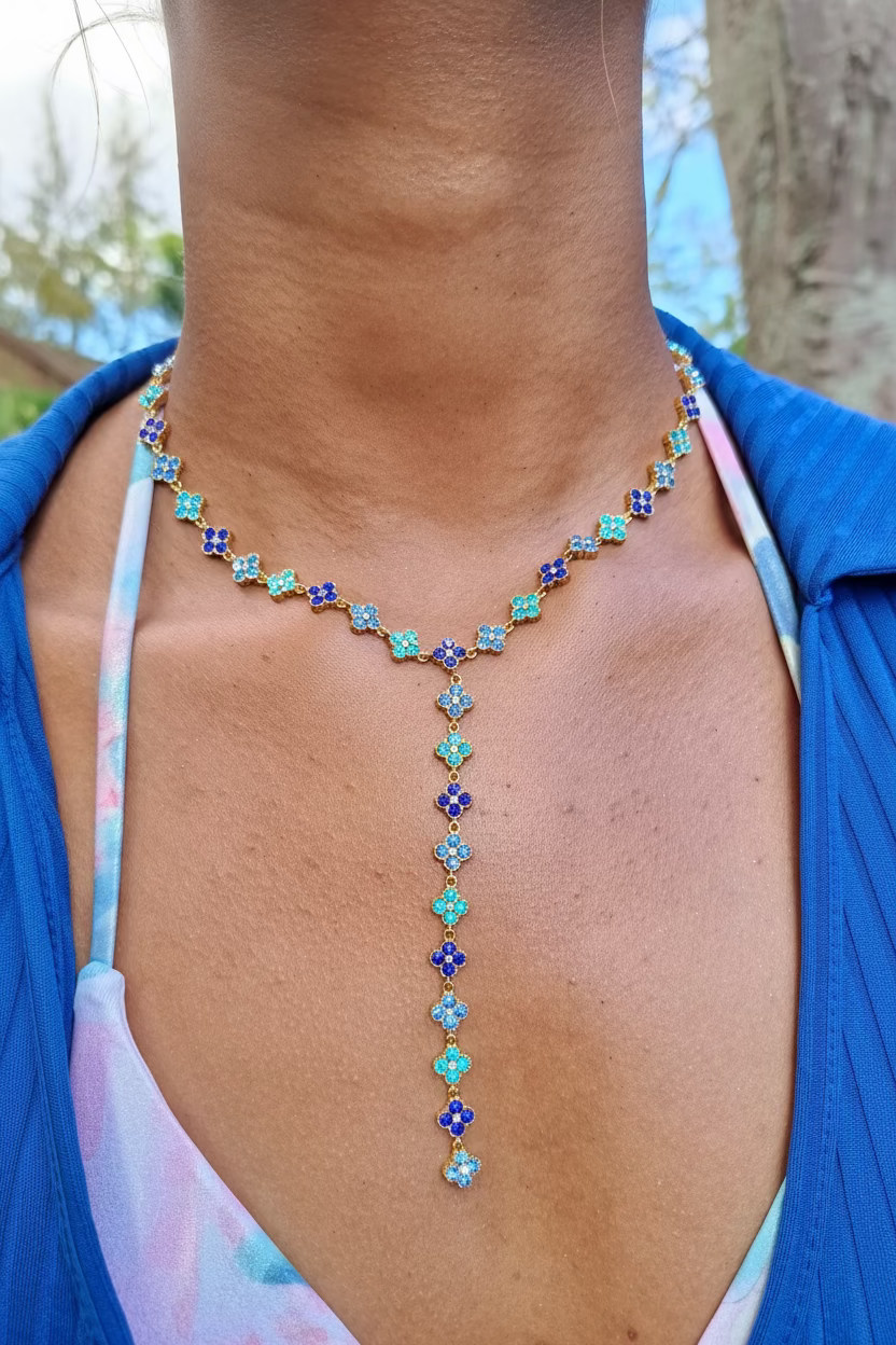 Le Collier "LUPITA" Bleu