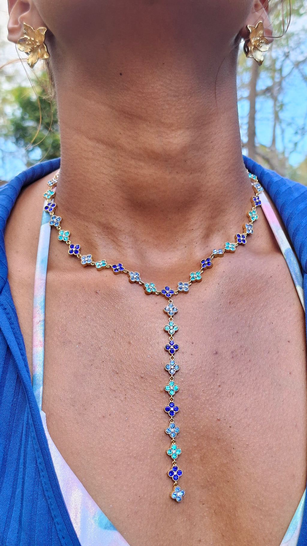 Le Collier "LUPITA" Bleu