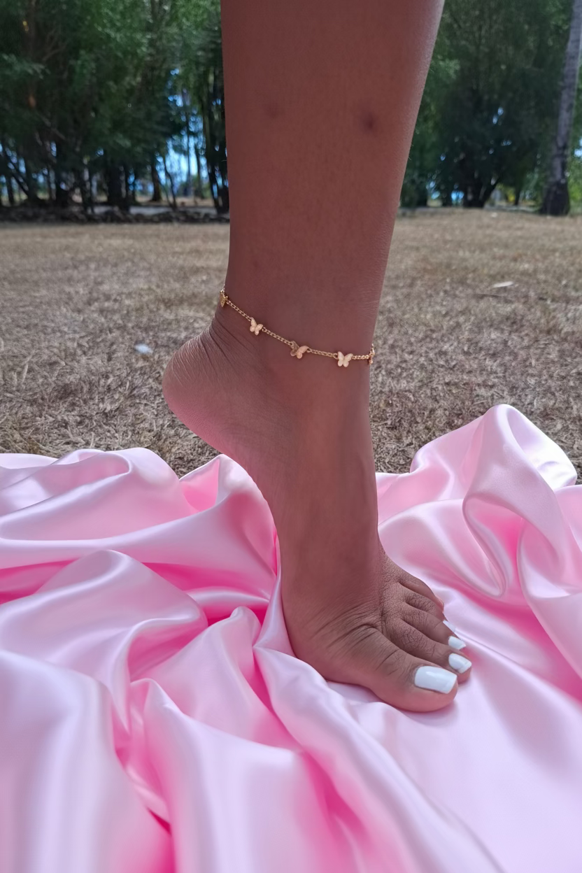 Chaine de cheville "MICKAELLA " ajustable