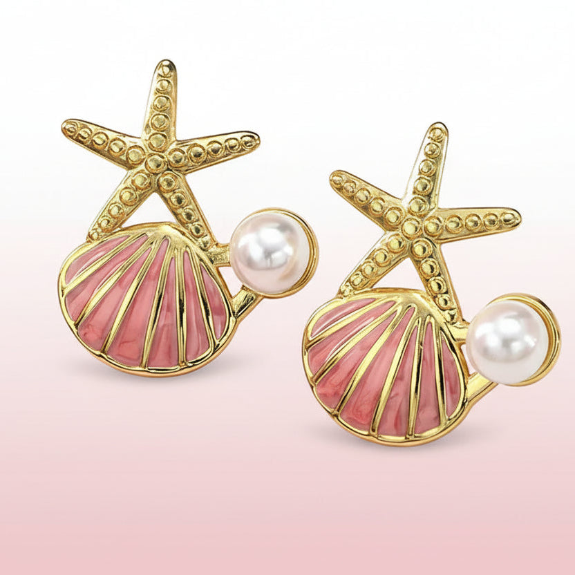 Les Boucles "MARIMAR" rose 🥰