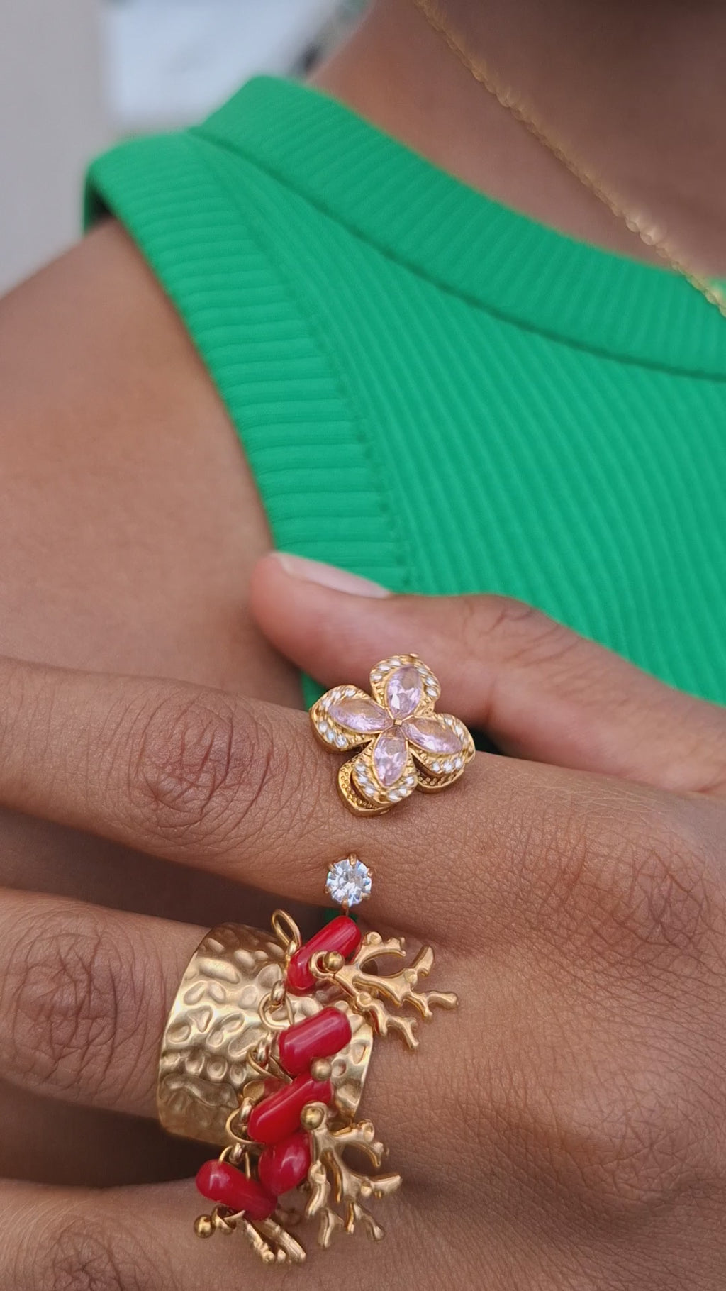 La bague anti stress "MARIMAR" 🌸