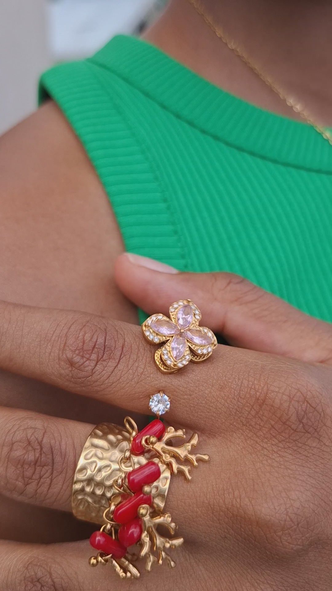 La bague anti stress "MARIMAR" 🌸