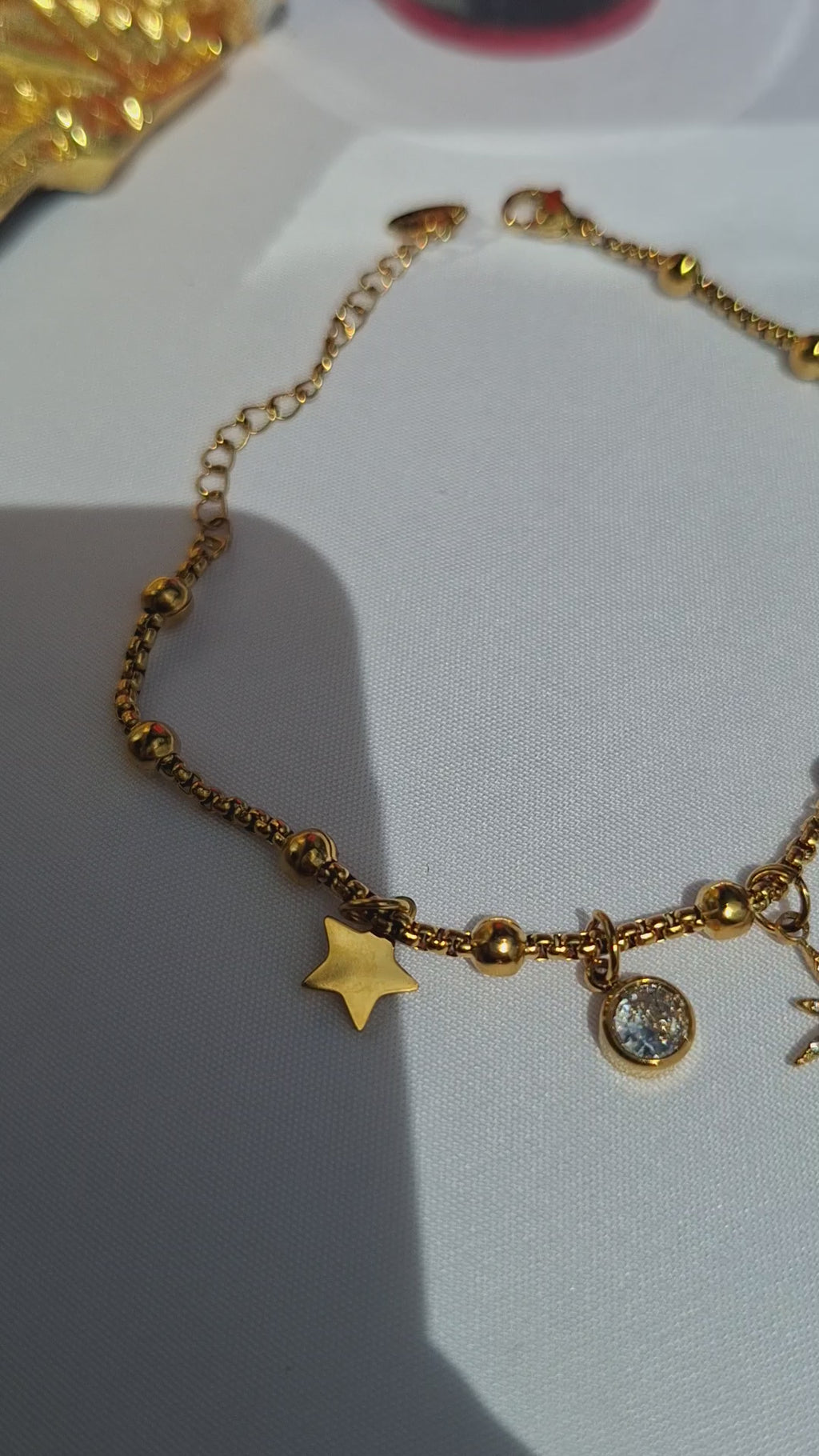 Le Bracelet charms ajustable "CATHY" ✨