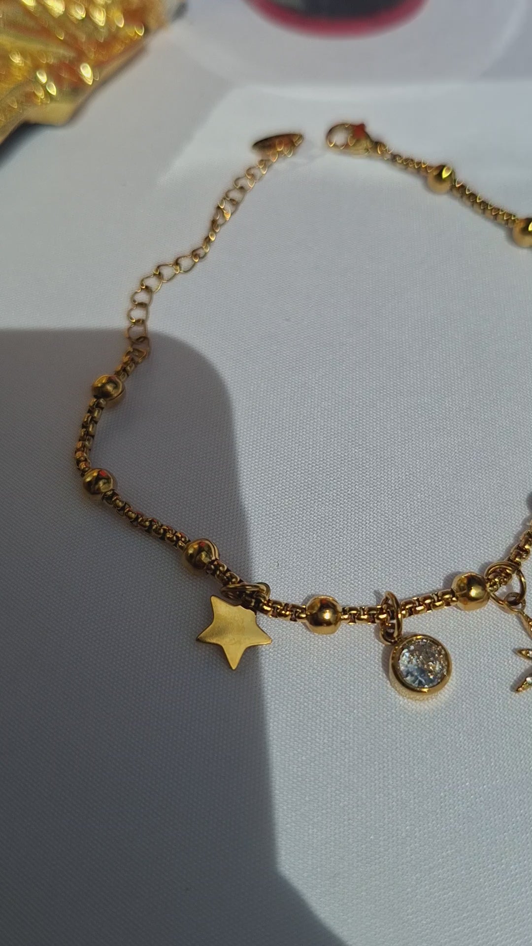 Le Bracelet charms ajustable "CATHY" ✨