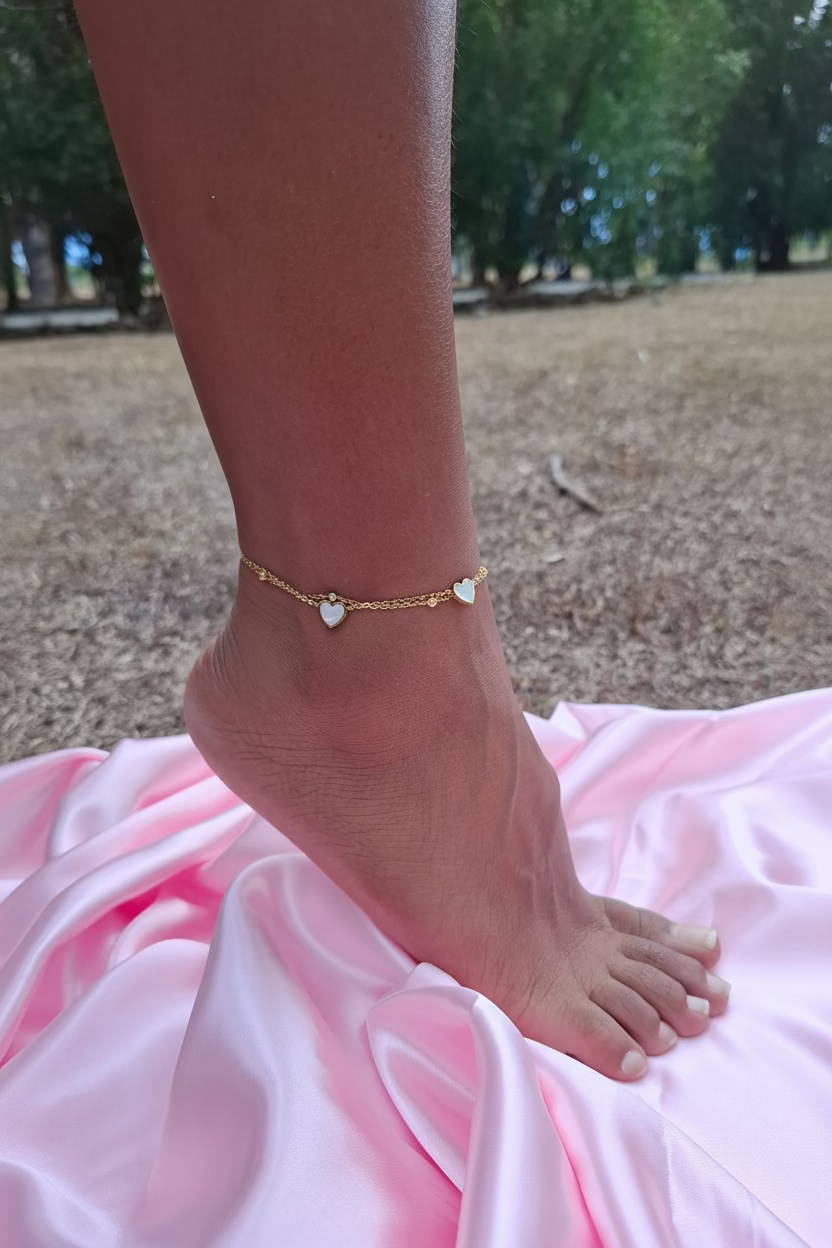 Chaine de cheville "GRAZIELLA" ajustable