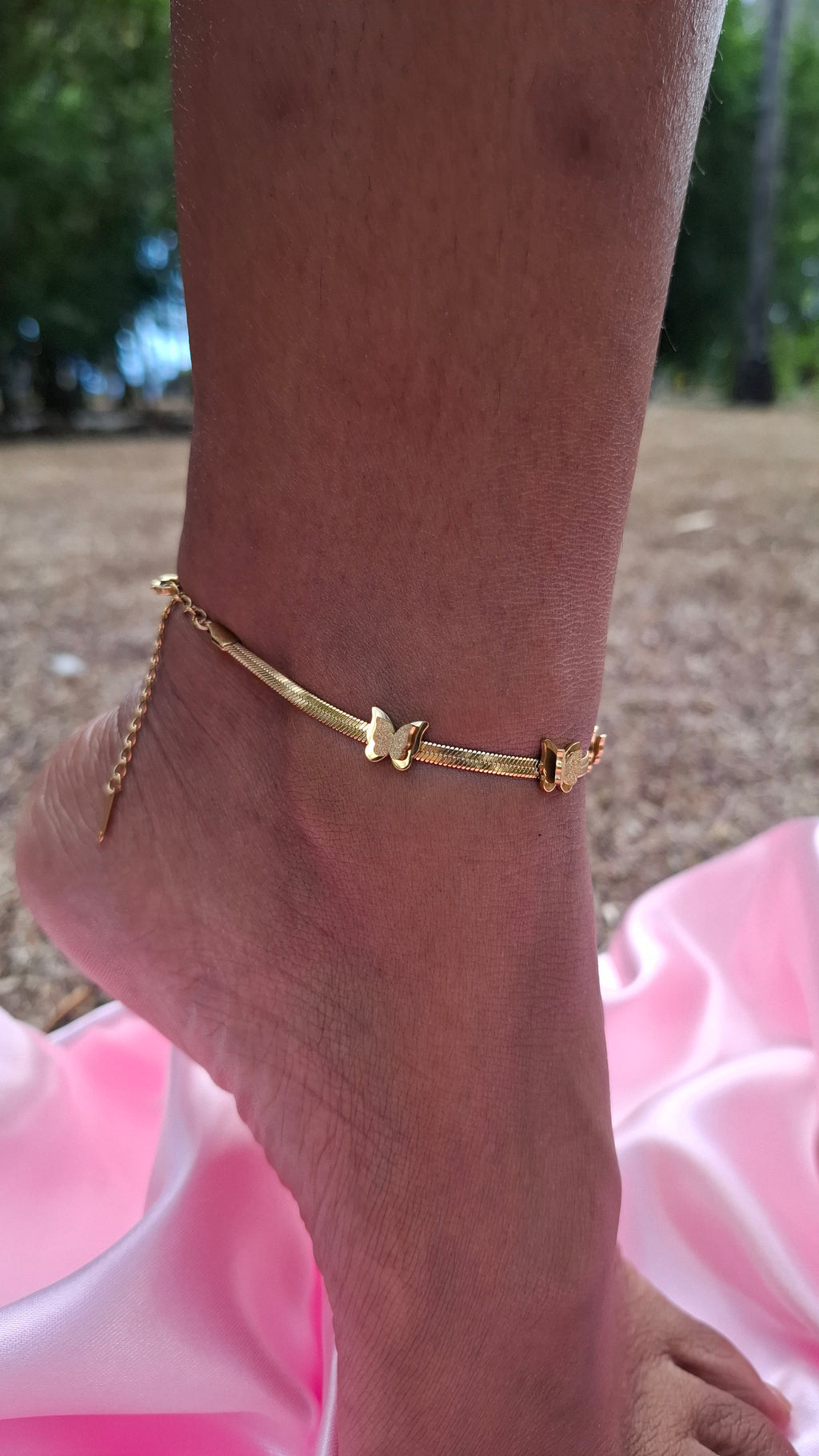 Chaine de cheville "MICKAELLA " ajustable