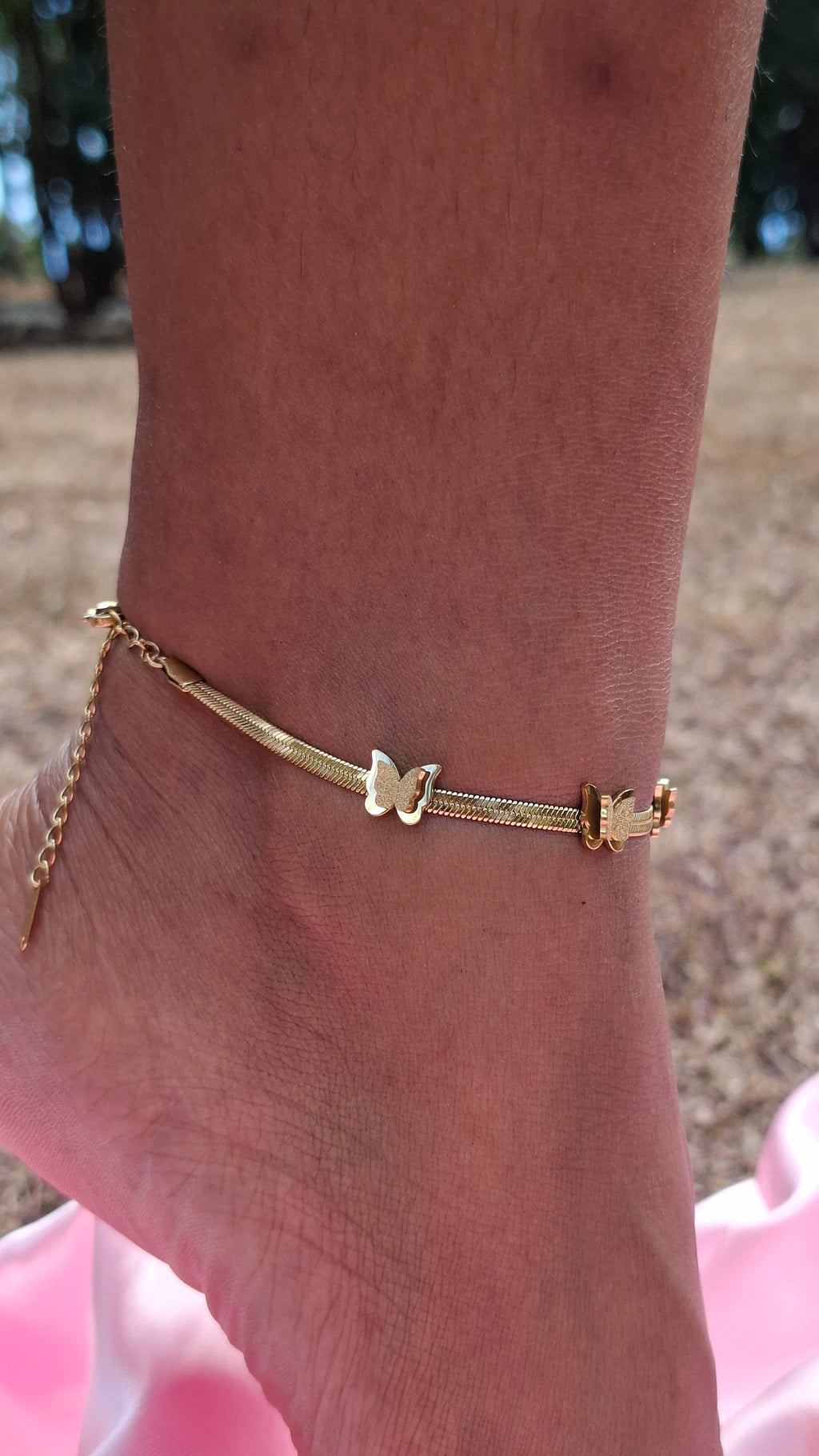 Chaine de cheville "MICKAELLA " ajustable